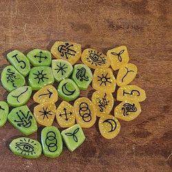 2 Sets Of Witch Runes