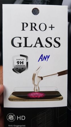Tempered glasses for any phone.