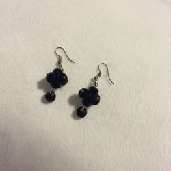 Black earrings