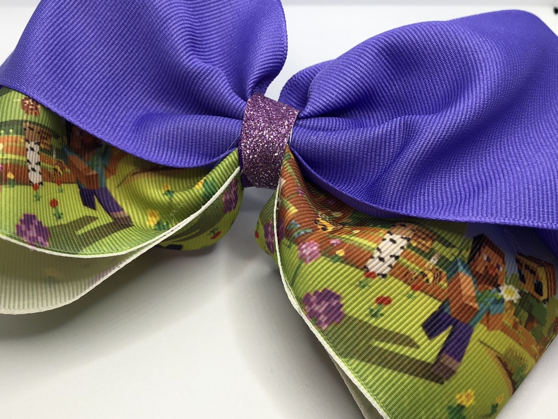 Minecraft Hair Bow For Girls