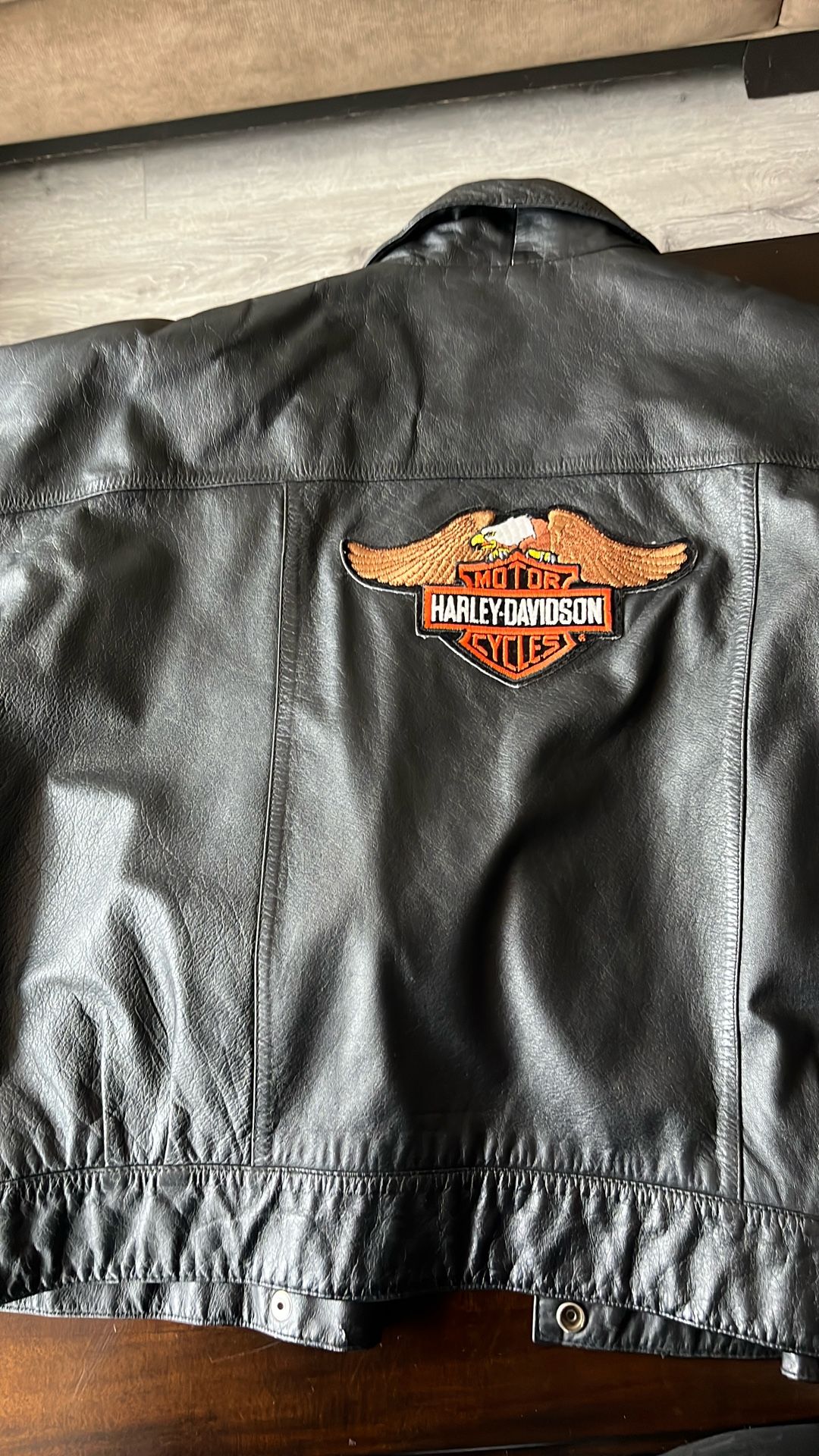 Leather XL Harley Davison Jacket Unisex 🧥