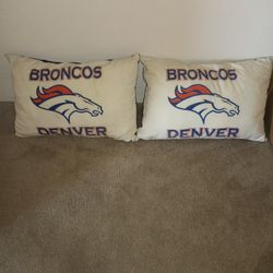 Broncos Pillows