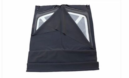 Jeep soft top window storage sleeve