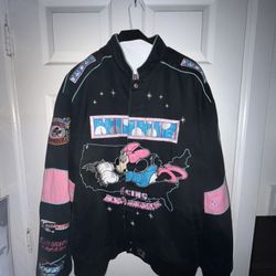 Rare Disney Daytona 500 Nascar racing América Minnie Mouse jacket
