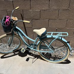 🚲 Huffy 26” Nel Lusso Cruiser Bike – Light Blue, Women’s