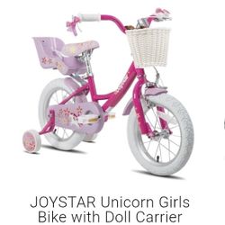 Unicorn Girls Bike for 2-9 Years Old NEW
