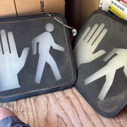 Old Cross Walk Meters They Light Up