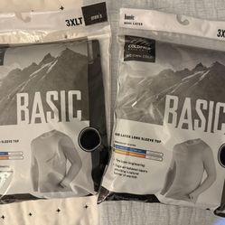 New In Package - 3XL Tall Base layer cold weather Tops