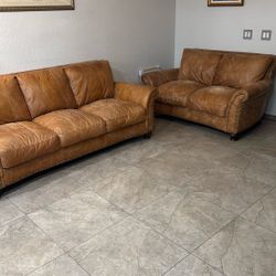 Leather Sofa And Loveseat