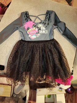 Girls troll outfit 2t