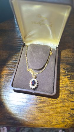 Garnet necklace