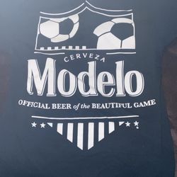 black Modelo Mexico soccer t-shirt