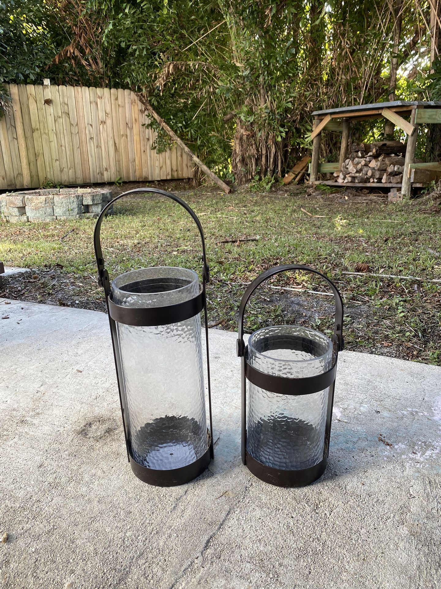 Rustic Candle Holders