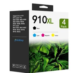 910XL Ink Cartridges Combo 4 Pack Replacement HP Officejet Pro 8020 8025 8028