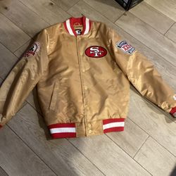 49ers Starter Oversized Jacket Size Adult Small 