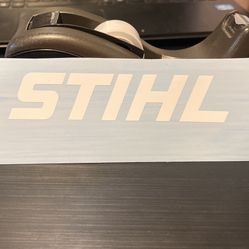 STIHL (2 Pcs) Vinyl Sticker Waterproof 1" X 5"