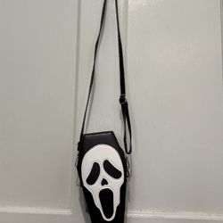 Scream Ghostface Crossbody Coffin Shaped Bag