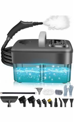 Steam Cleaner for Home - 1600ML Water Tank 15s Heat-Up Portable Steamer for Cleaning, 6 Level Adjustable, 2500W, 45PSI, 250°F Steam, Handheld Steam Cl