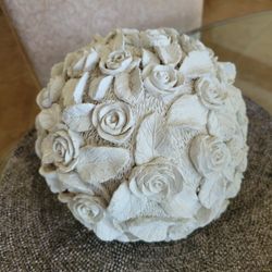Art Decoration Floral Orb. Wedding. Home. Excellent Condition 