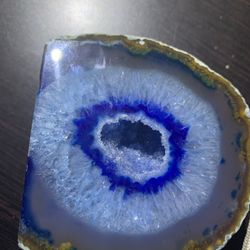Amazing Blue/Purple Agate Geode Nature’s Treasure