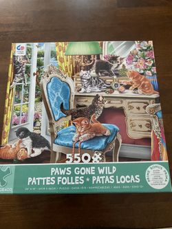 Paws Gone wild 550 Pc Jigsaw Puzzle 