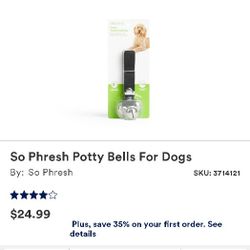 Potty training bells for dogs