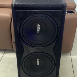 SALE OR TRADE.  MMATS PRO AUDIO.  P112D 12" Subwoofer 250 Watts RMS Speaker Dual VOICE  Coil 4 Ohms