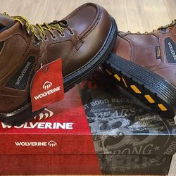 Wolverine Work Boots Size 9/9.5 And 10.5 For Men 