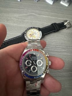 Seiko Rainbow Daytona Homage Chronograph Watch