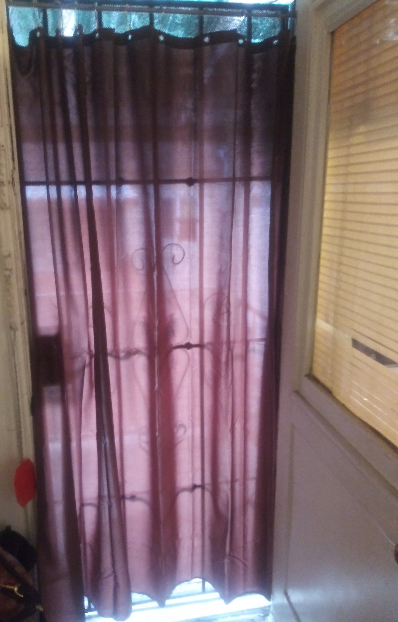 Brown Shower Curtain $10.00