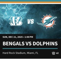 Bengals vs Dolphins 