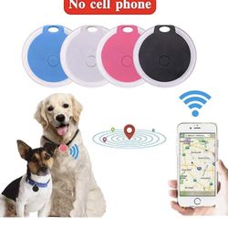 New in box Mini Dog GPS Tracking Device, App Locator, Round Portable Bluetooth Intelligent Anti-Lost Device for Luggages/Kid/Pet Bluetooth Alarms