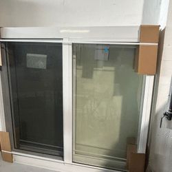 Impact Horizontal White Frame Clear Glass 