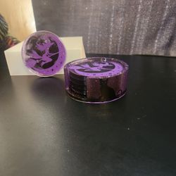 Halloween Witch Epoxy Coasters