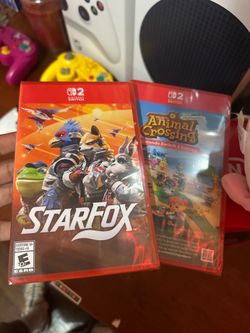 Starfox & animal crossing switch 2 game new