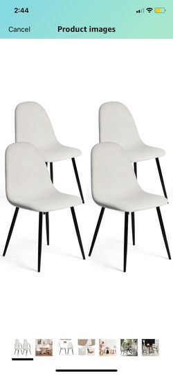 Four White Chairs