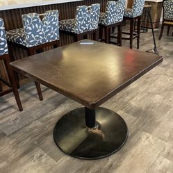 2 Restaurant Style Tables Free For Pick Up 
