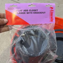 Flange Toilet With Knockout