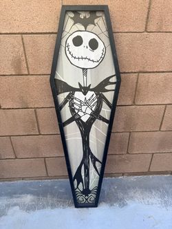 Nightmare Before Christmas Jack Skellington Coffin Stand-Up 4ft Decoration