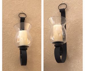 Two Large wall Deco glass