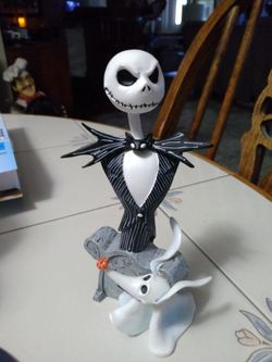 Vtg ltd edition Nightmare before Christmas ⛄ Jack Skellington/Zero Figurine