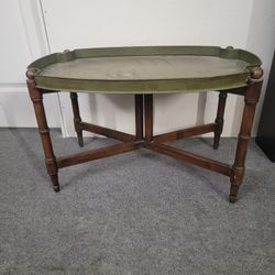 Vintage Tole Tray Table. Send Me An Offer 