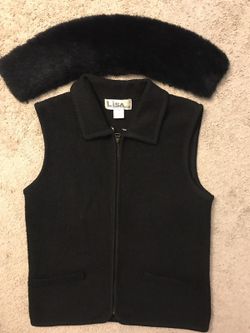 Women's wool vest jacket