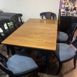 Ethan Allen Dining Table And Chairs