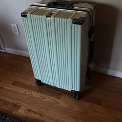 Mint Green Suit Case