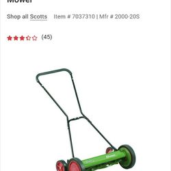 Scotts Classic 20 in. Manual Lawn Mower