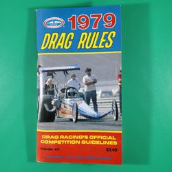 Original 1979 NHRA Rule Book Drag Rules National Hot Rod Association

