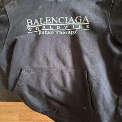 Balenciaga Hoodie Size S (stains)