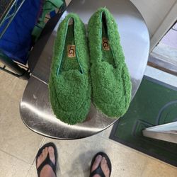 UGG Green Tennis Ball Loafers Women 8
