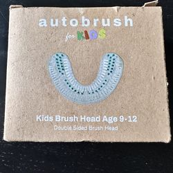 Autobrush Double Sided Brush Head Replacement with Nylon Bristles, Kids (Ages 9-12)